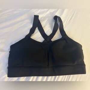 Under Armour sports bra, Medium, Black